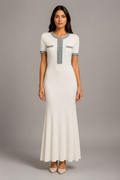 Classic Fitted Midi Dress